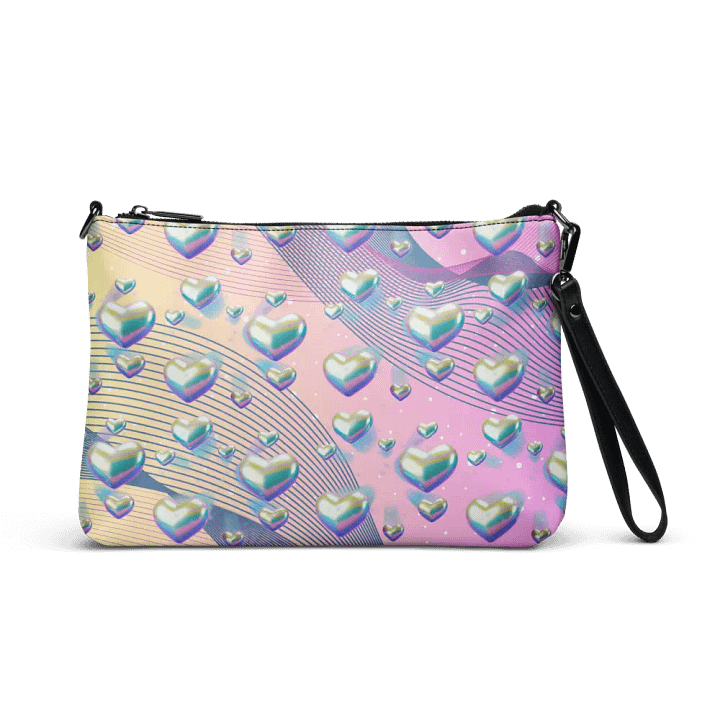 Iridescent Heart design Crossbody Bag for stylish feminine ladies product image (1)