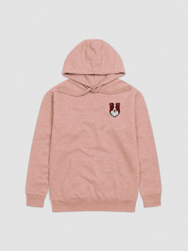 Fluffy Red Border Collie Embroidered Premium Hoodie product image (6)