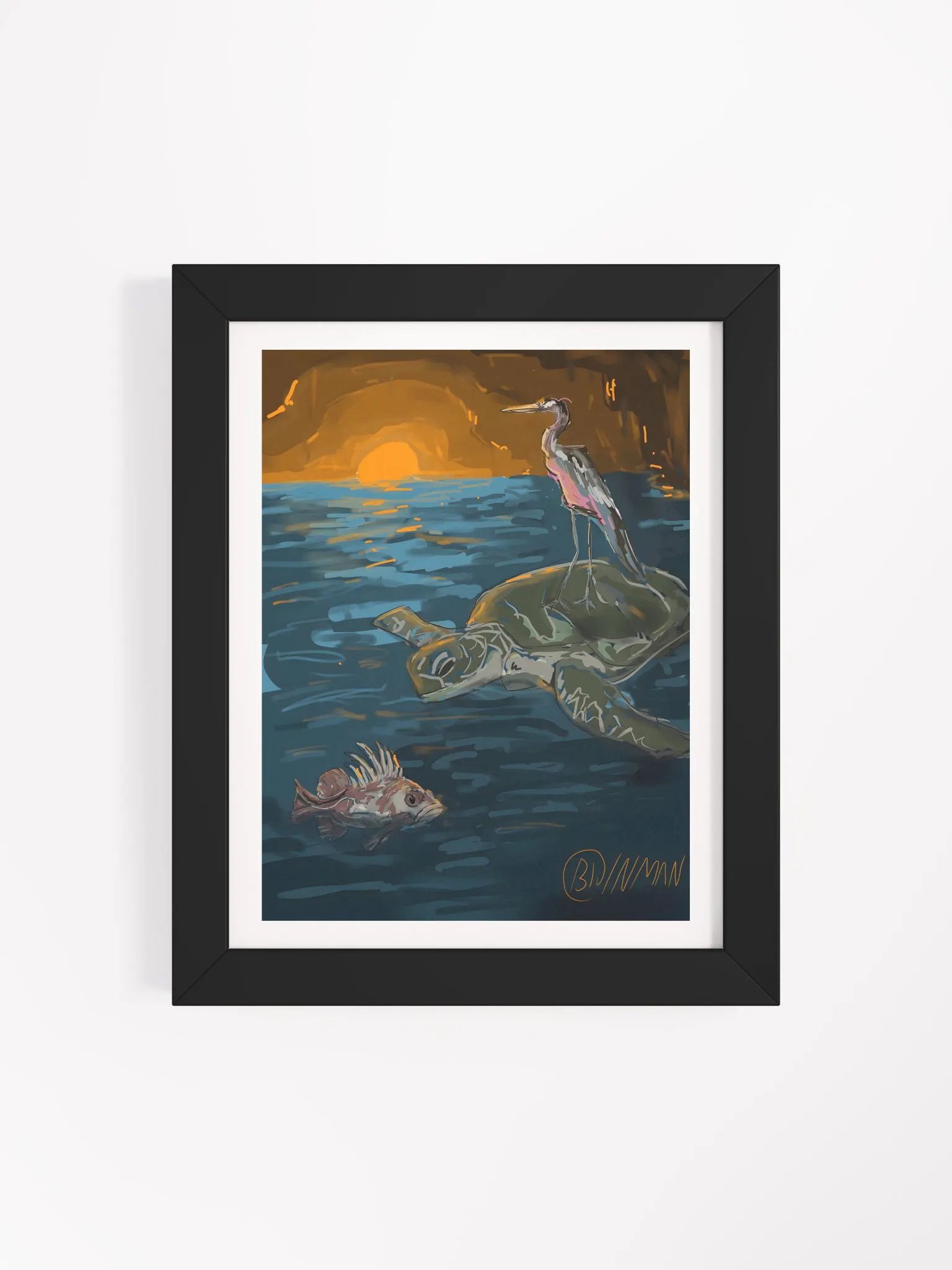 Sunset Serenity Framed Poster product image (2)