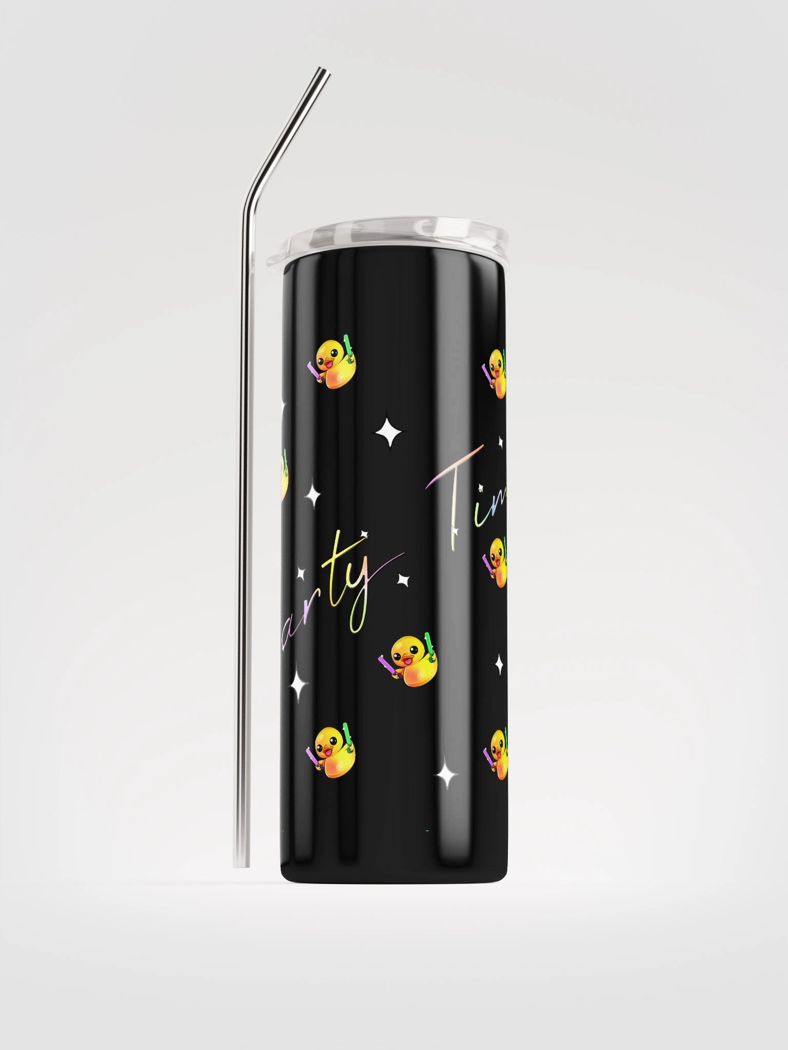 Party Time Rave Ducky Stainless Steel 20oz Tumbler product image (1)