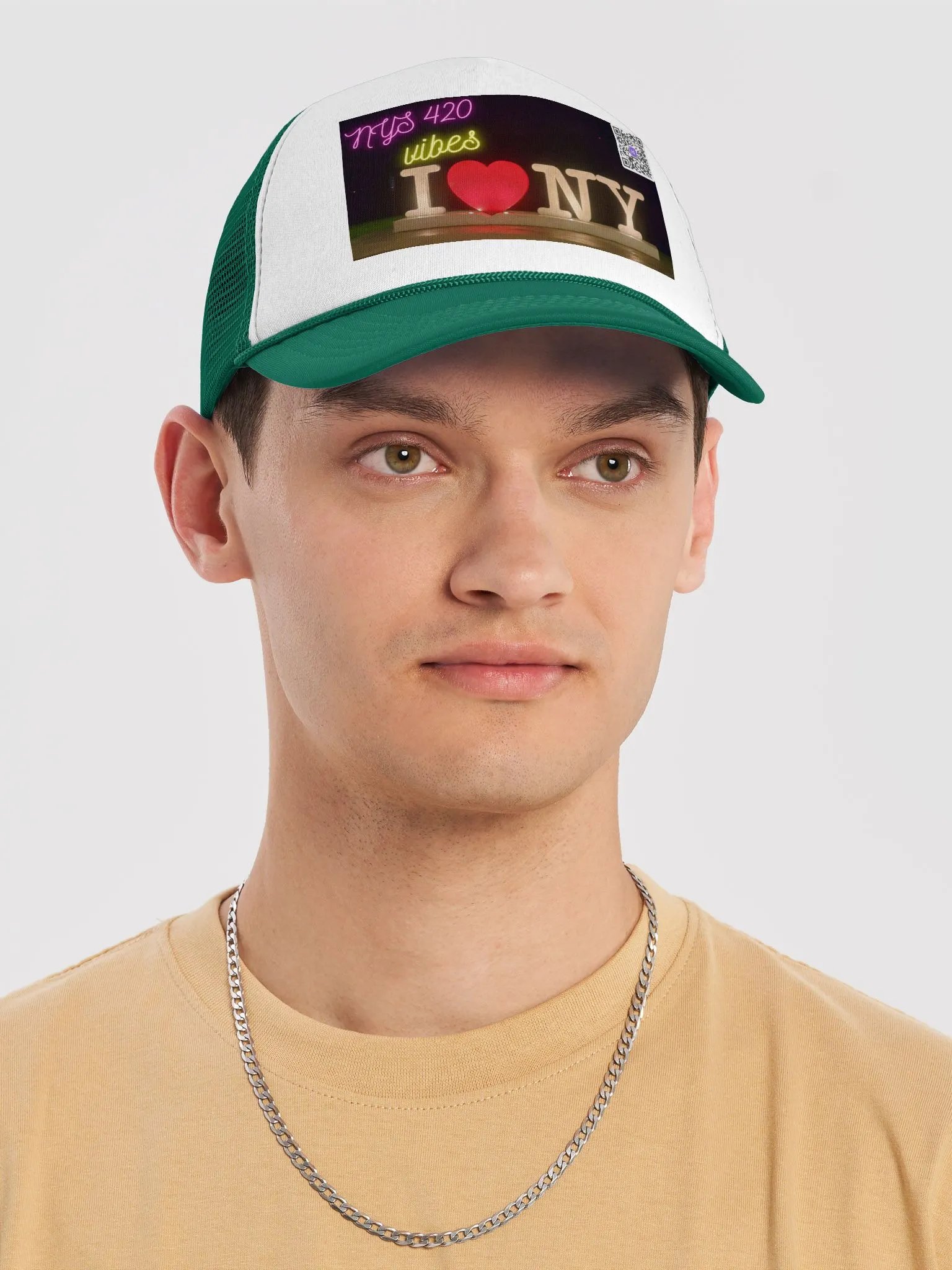I ❤️ NY Foam Trucker Hat - NYS 420 Vibes Edition product image (19)