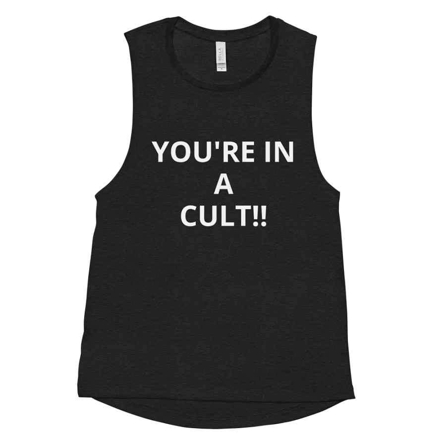Pris-You're In A Cult-Bella+Canvas Women's Flowy Muscle Tank product image (11)
