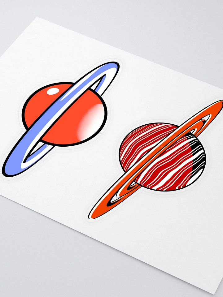 Cartoon Saturn Planets - Stickers product image (2)