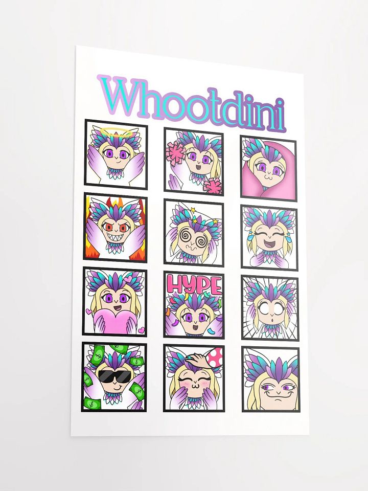 Whootdini Emote Poster product image (4)