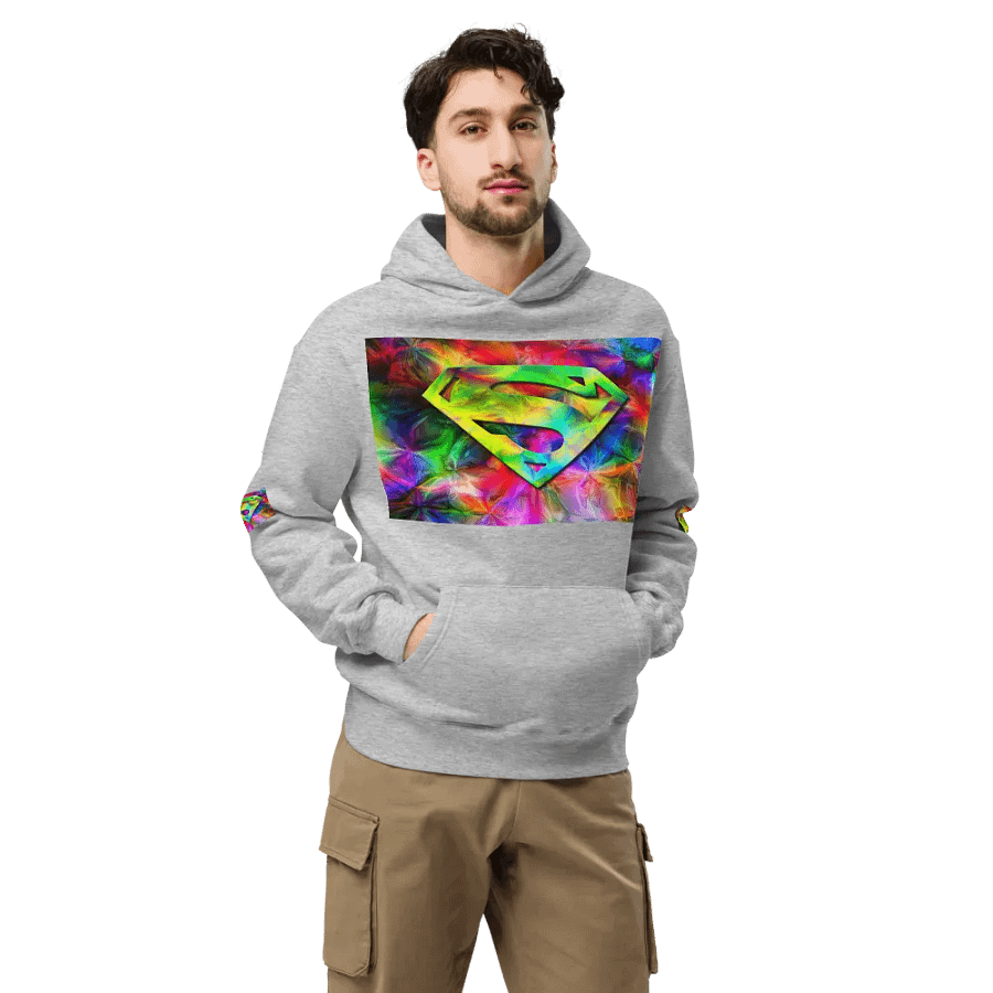 Psychedelic Superman Shield Hoodie product image (7)
