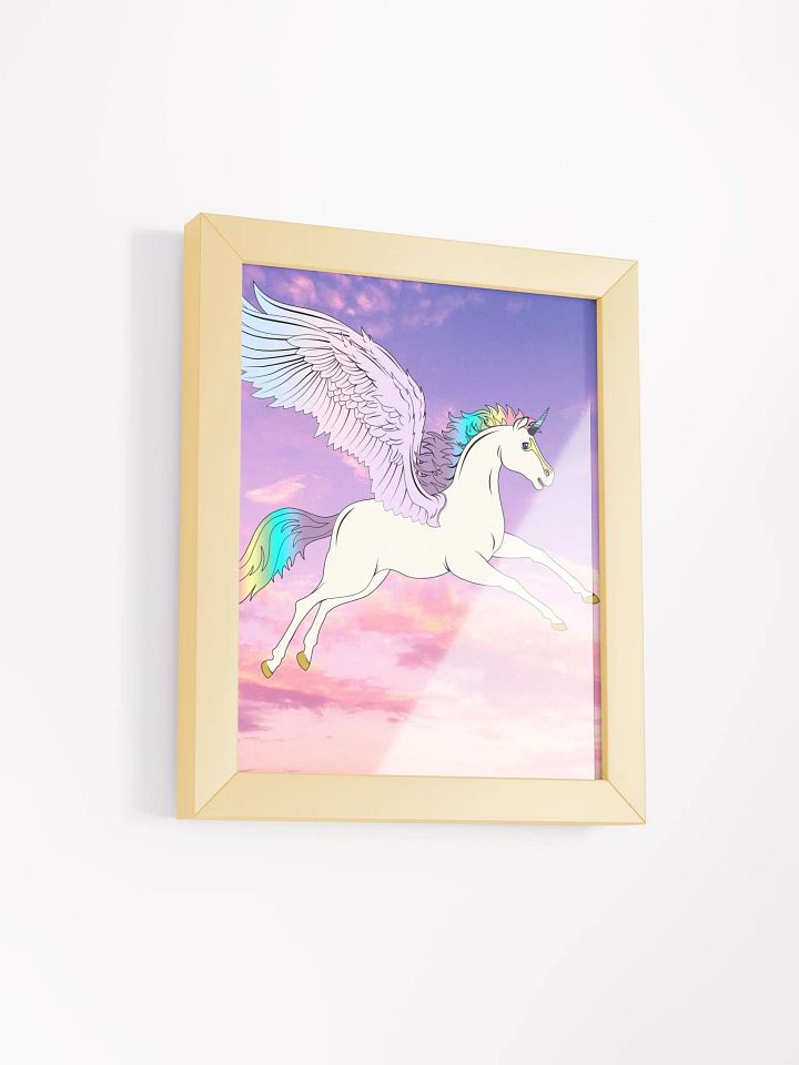 Celestial Alicorn Flight Framed Poster product image (9)