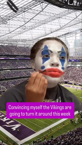 The Vikings WILL figure it out this week - Me🤡

#minnesotavikings #skol #nflmemes