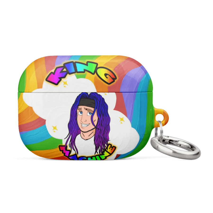 Rainbow King Airpods case product image (4)