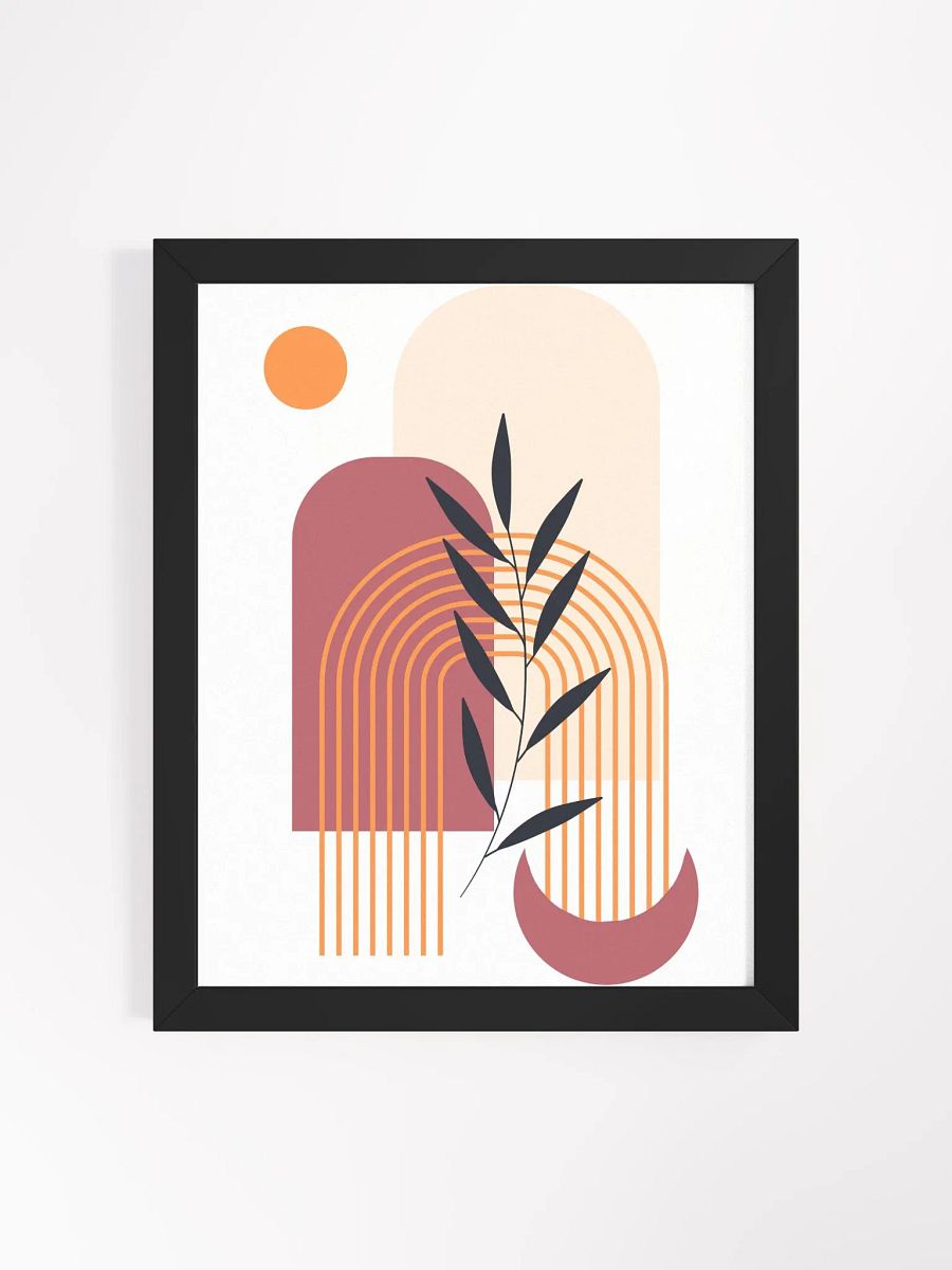 Modern Botanical Abstract Framed Poster product image (6)