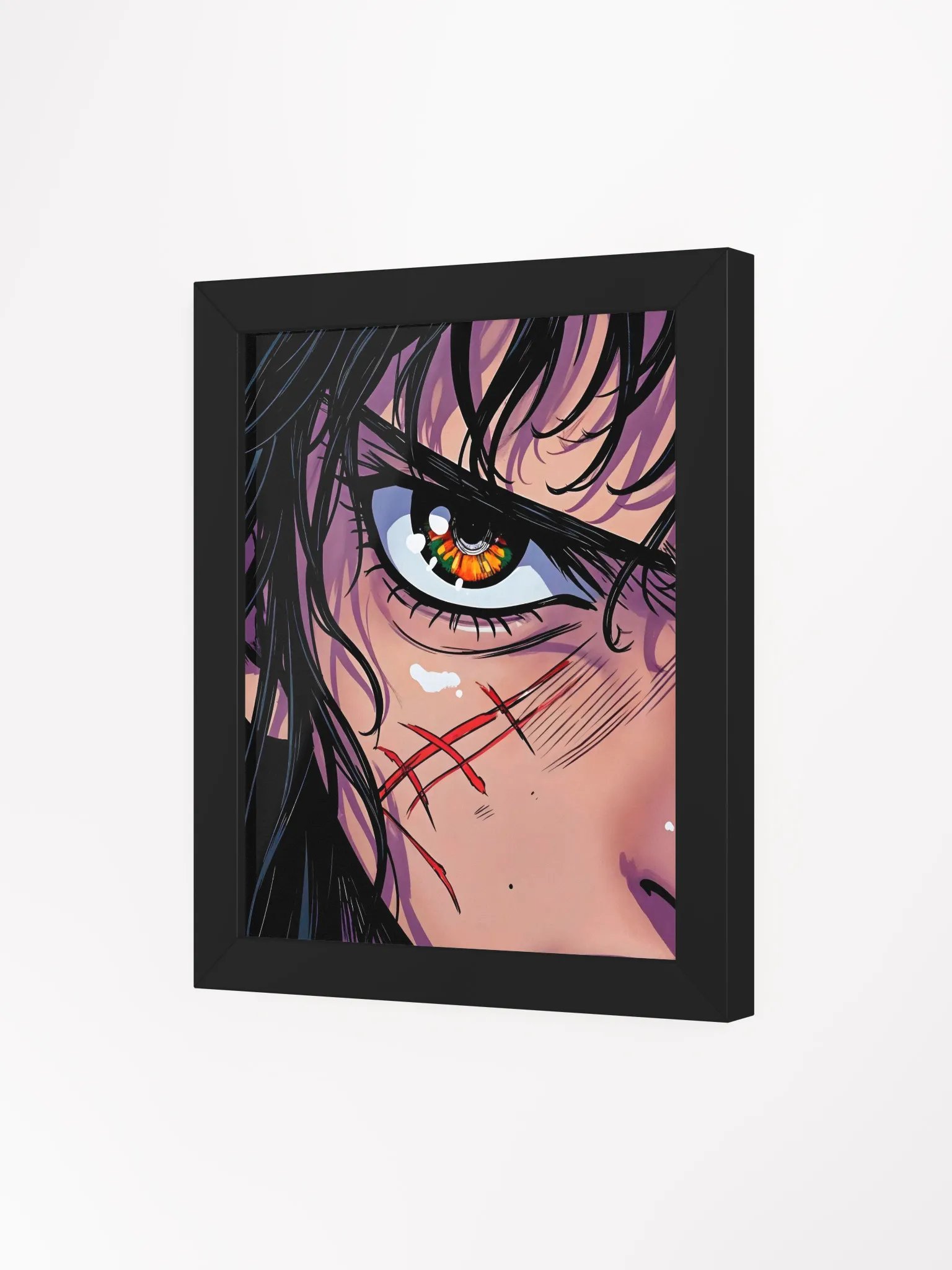 Intense Gaze Framed Anime Poster product image (62)