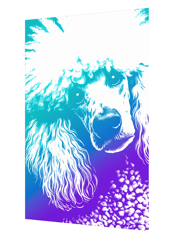 Pop Art Poodle Print / Frame Not Included product image (2)
