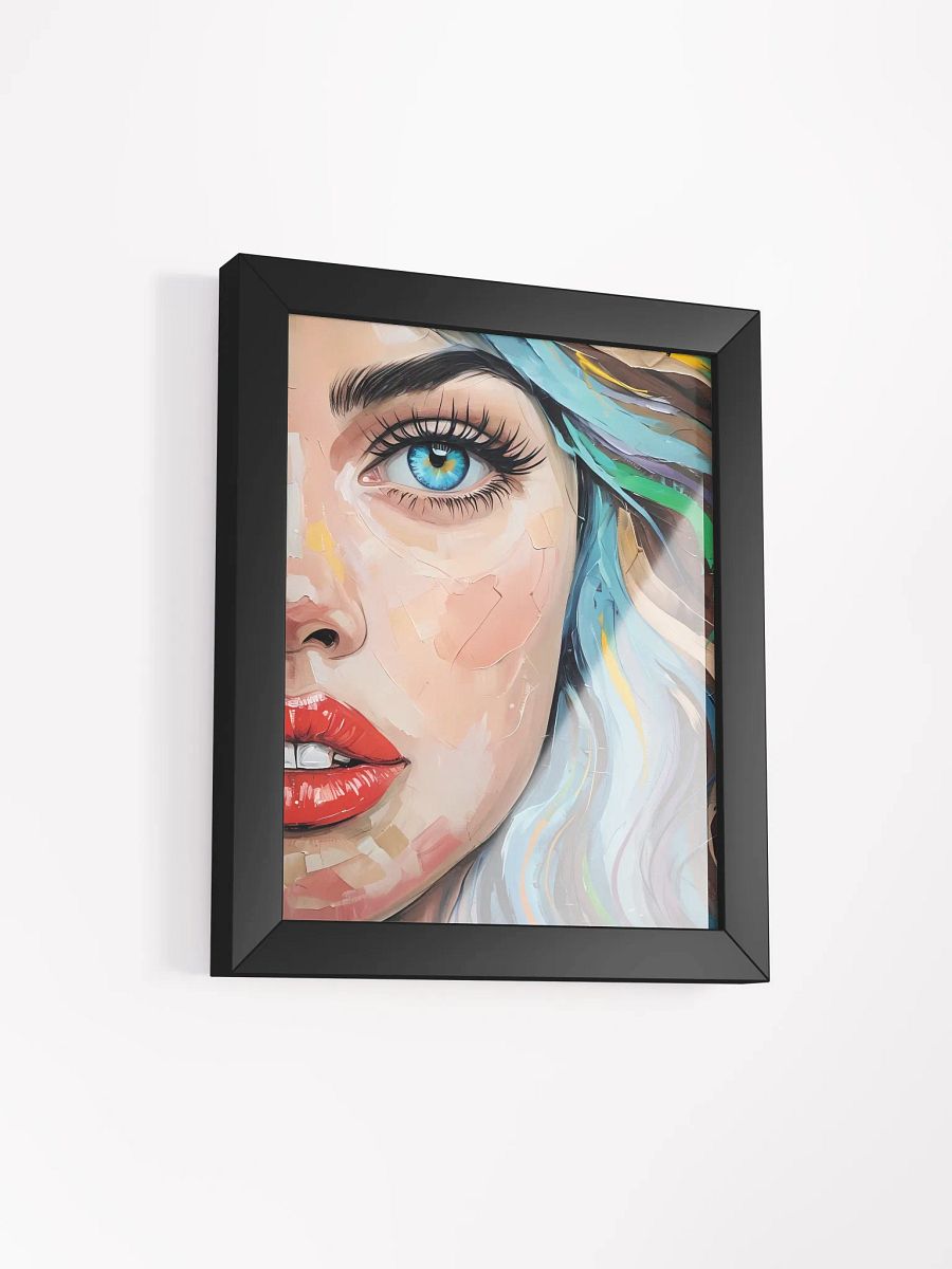 Vivid Eye and Colorful Hair Framed Poster product image (3)