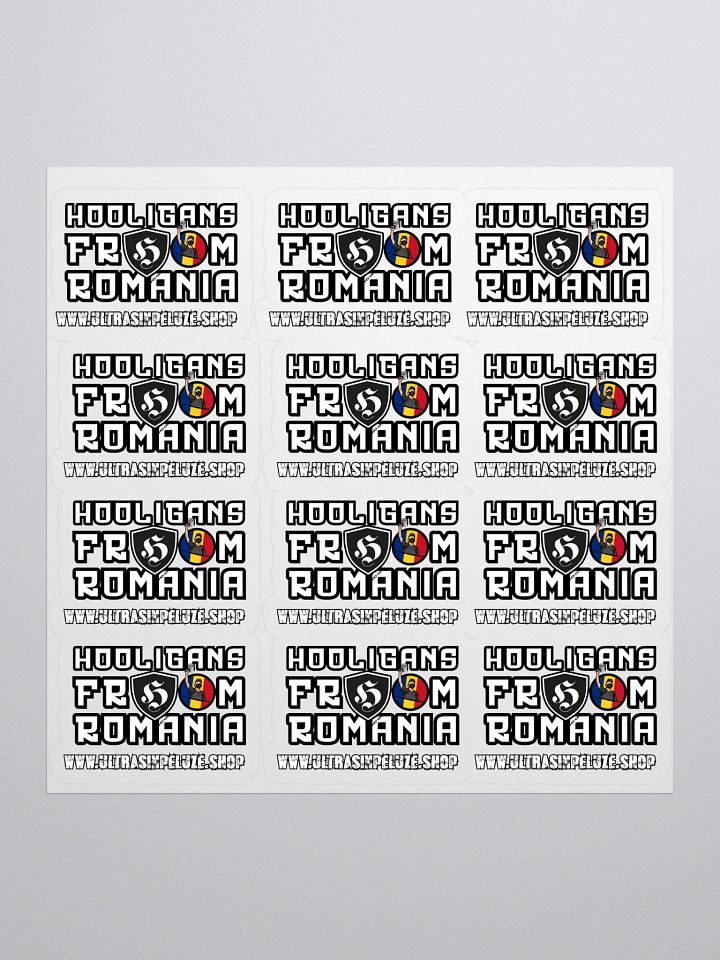 Set 12 stickere Hooligans From Romania product image (1)