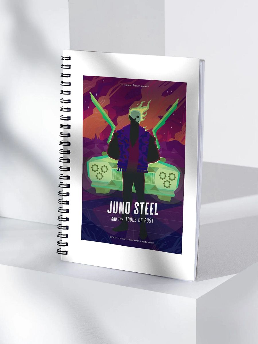 Juno Steel and the Tools of Rust Spiral Notebook product image (4)