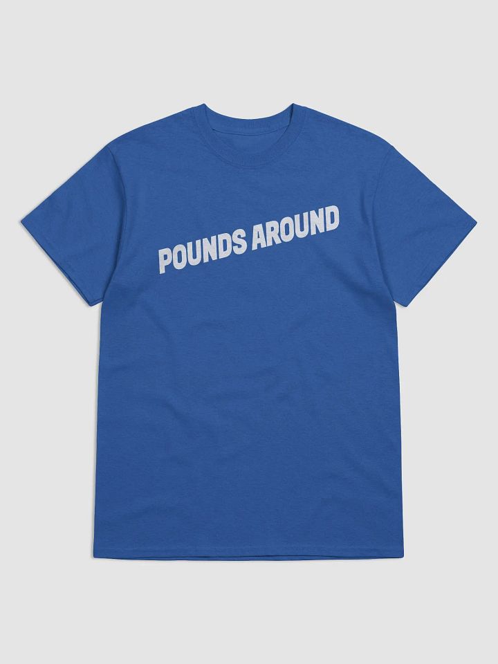 POUNDS AROUND BLUE AND WHITE SHIRT product image (1)