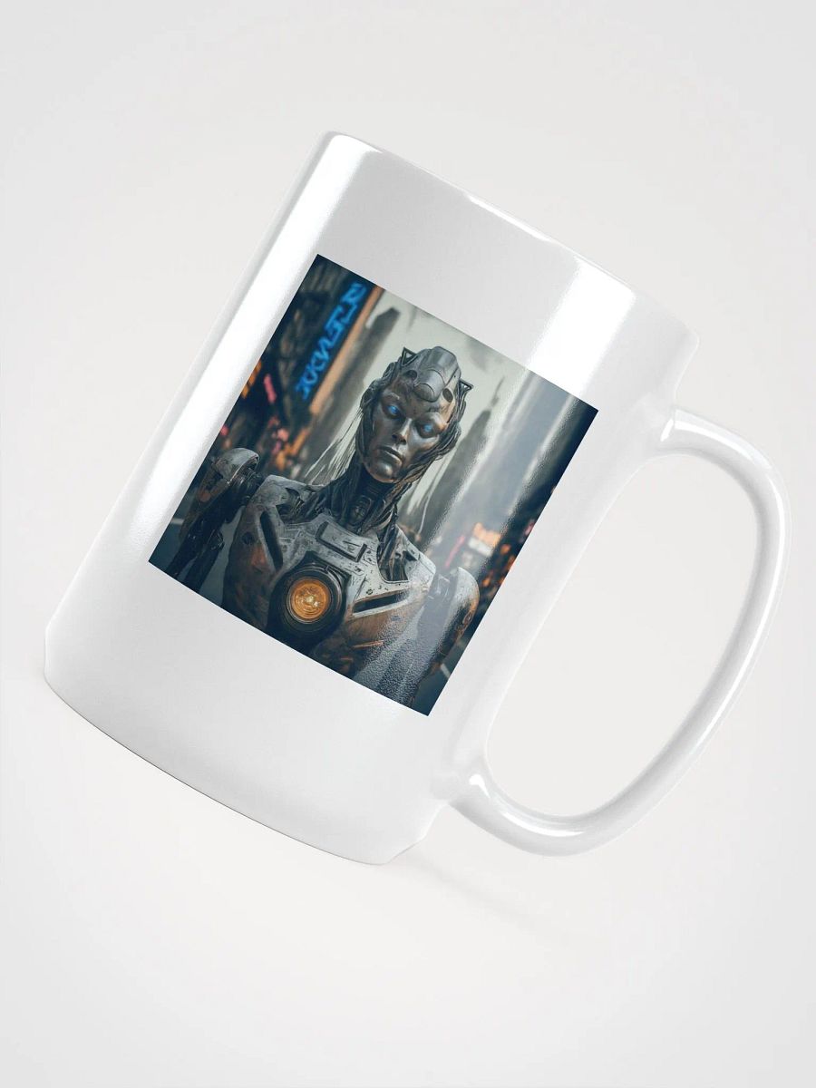 Neon Cyborg City Mug product image (4)