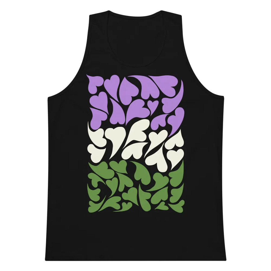 Nestled PRIDE Genderqueer Tank Top product image (8)