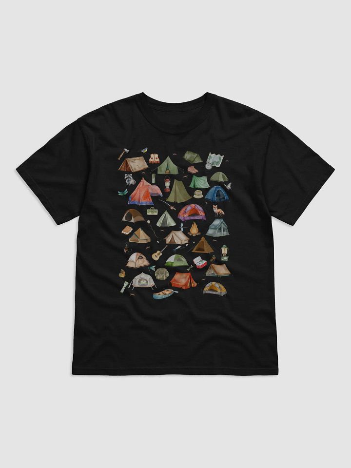 Camping Gear Collage Adult T-Shirt product image (1)