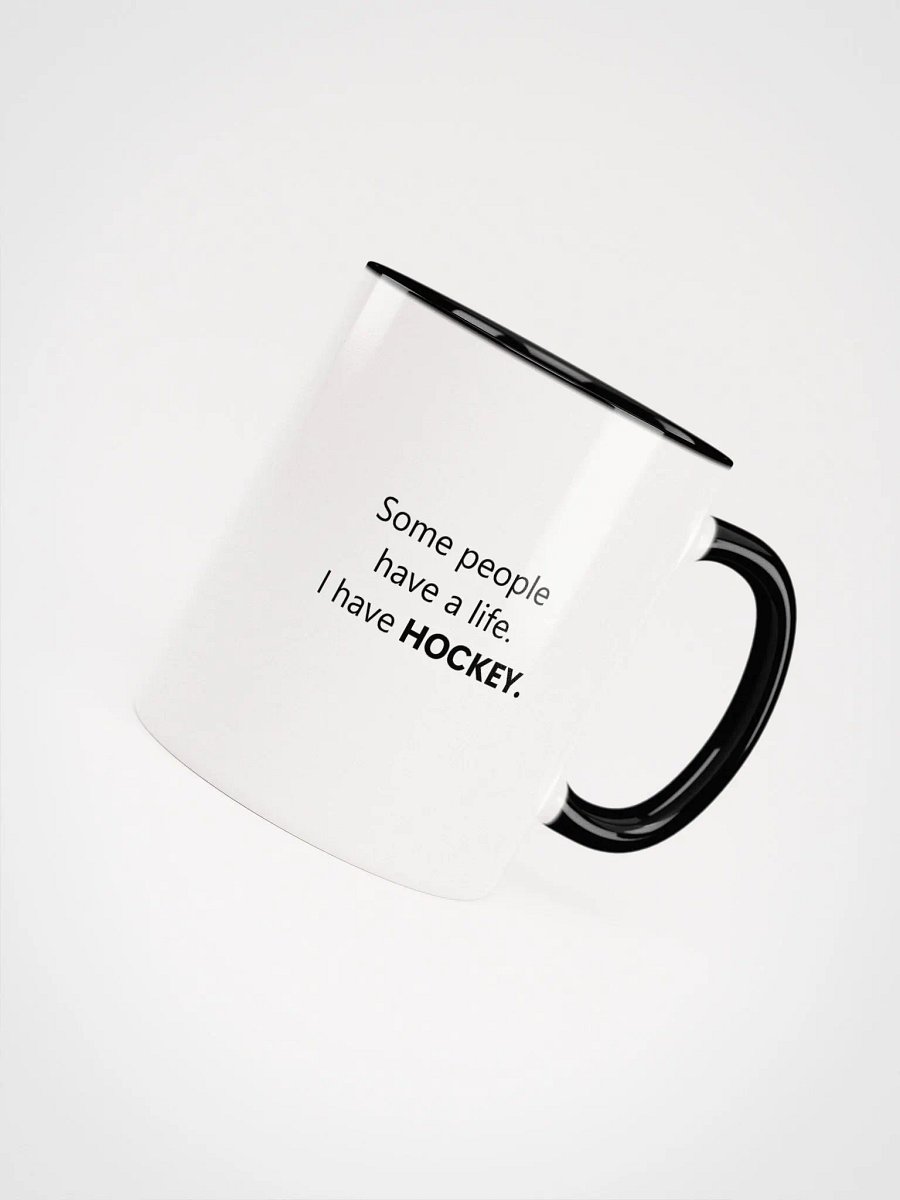 Green hockey life mug product image (4)