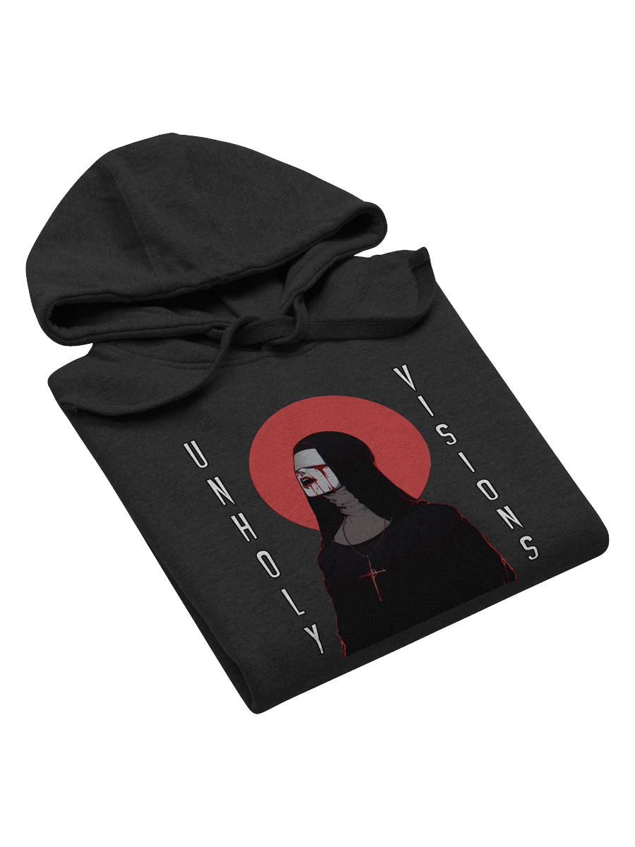 "Unholy Visions" Front Gothic Printed Hoodie product image (5)