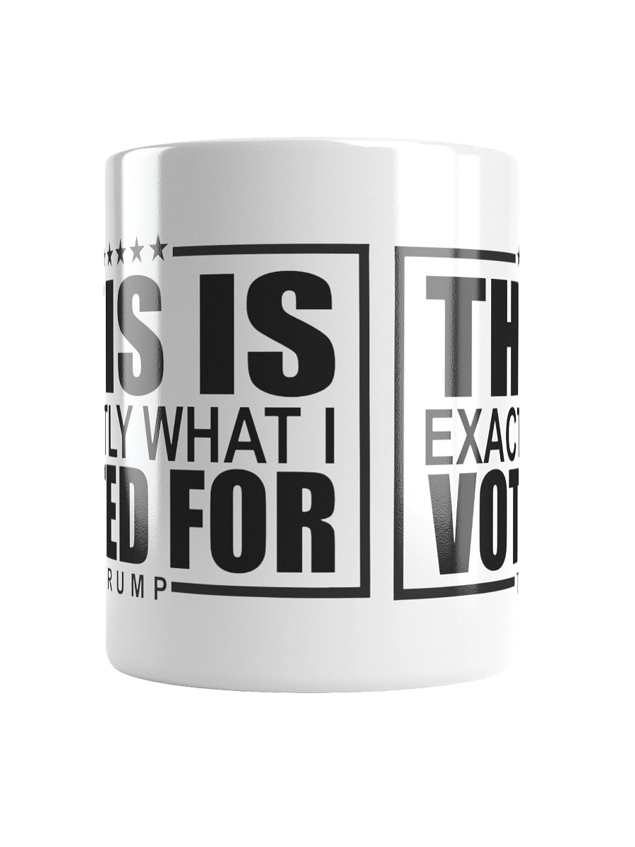 This Is What I Voted For Mug (White) product image (4)