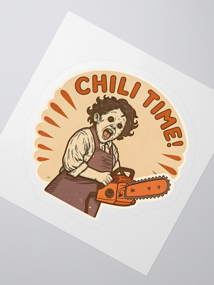 Chili Time Chainsaw Killer Kiss Cut Stickers product image (5)