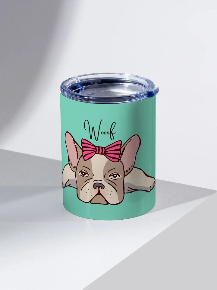 Girly French Bulldog 10oz Stainless Steel Tumbler product image (2)