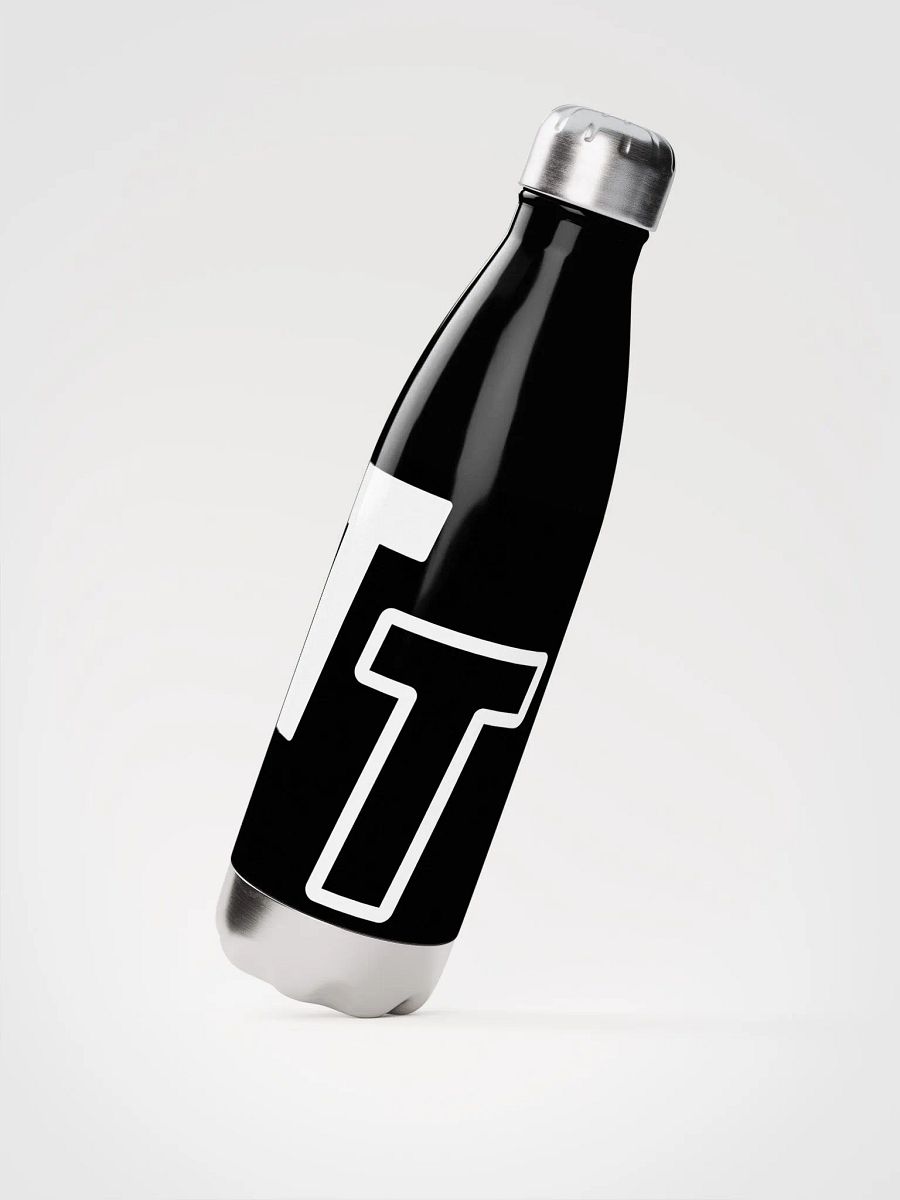 Trendy Stainless Steel Water Bottle - Black product image (1)