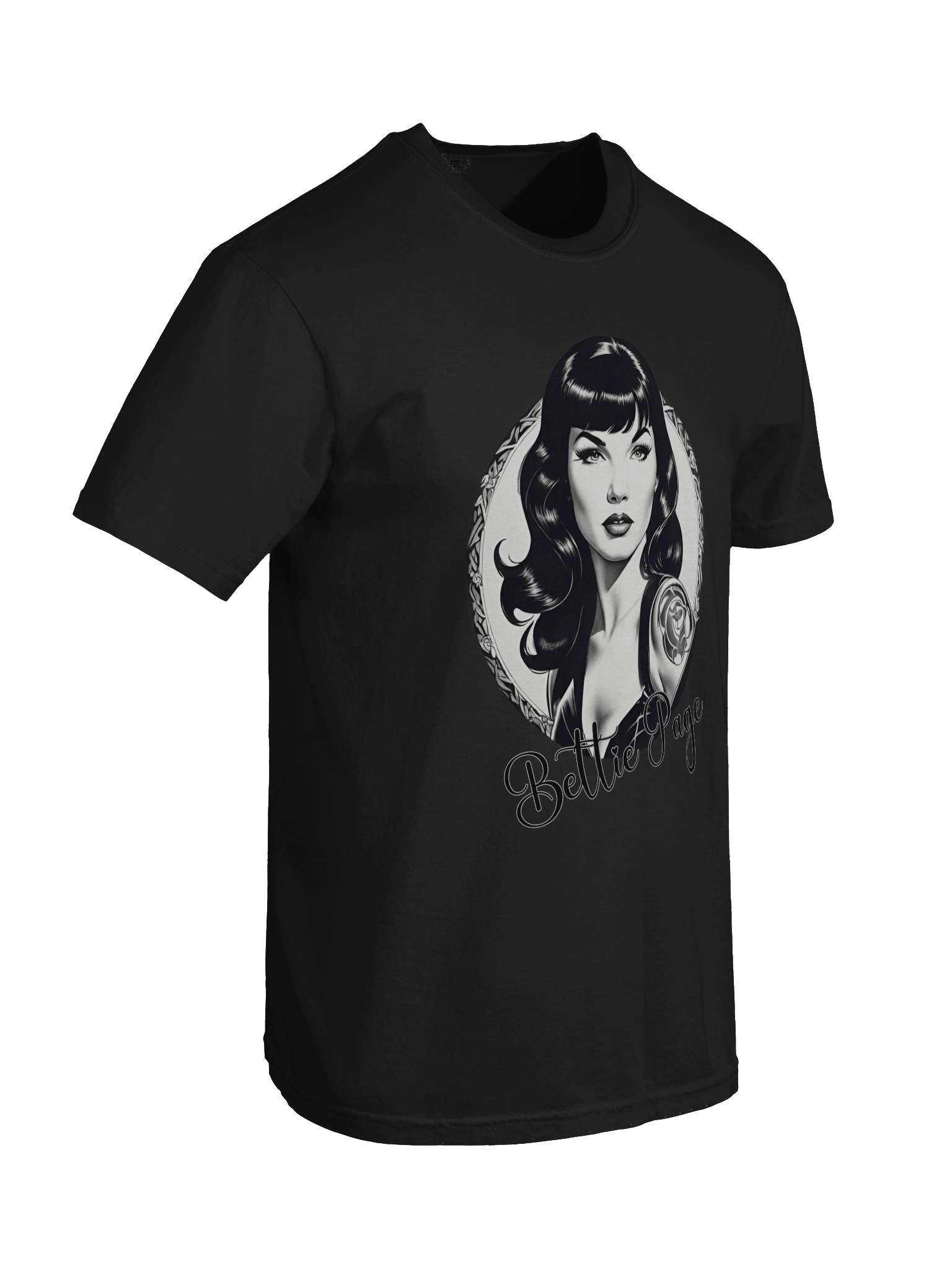 Bettie Page Illustrated Vintage T-Shirt product image (8)