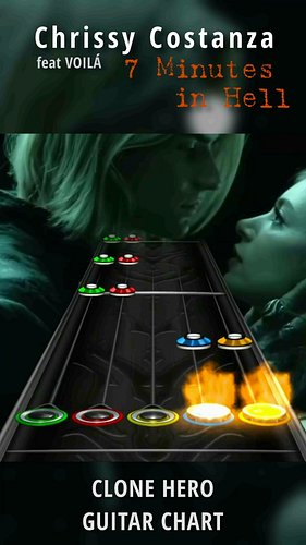 Custom Clone Hero chart for 7 Minutes in Hell by @chrissycostanza featuring VIOLÁ - Chart download from youtube.com/nickomega...