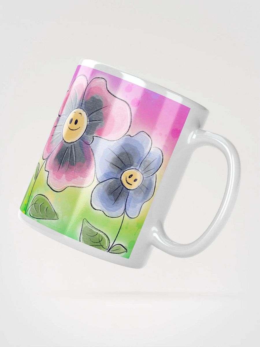Spring Smiling Violet Pansies Mug product image (4)