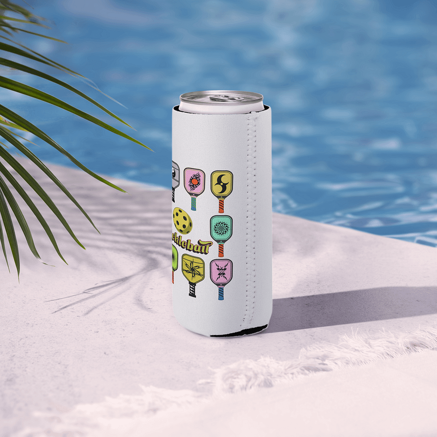 Pickleball Paddle Paradise Coozie Can Cooler product image (6)