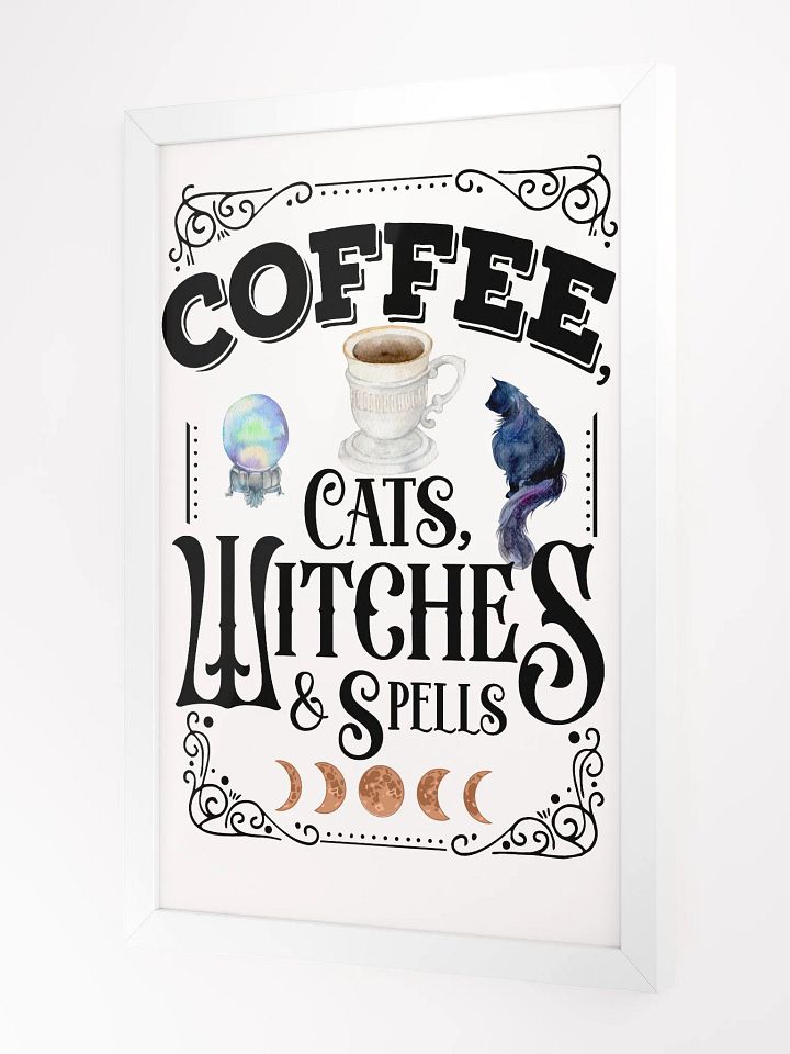 Coffee, Cats, Witches, and Spells - Witchy, Kitchen Witch, Magic Kitchen Gift product image (3)