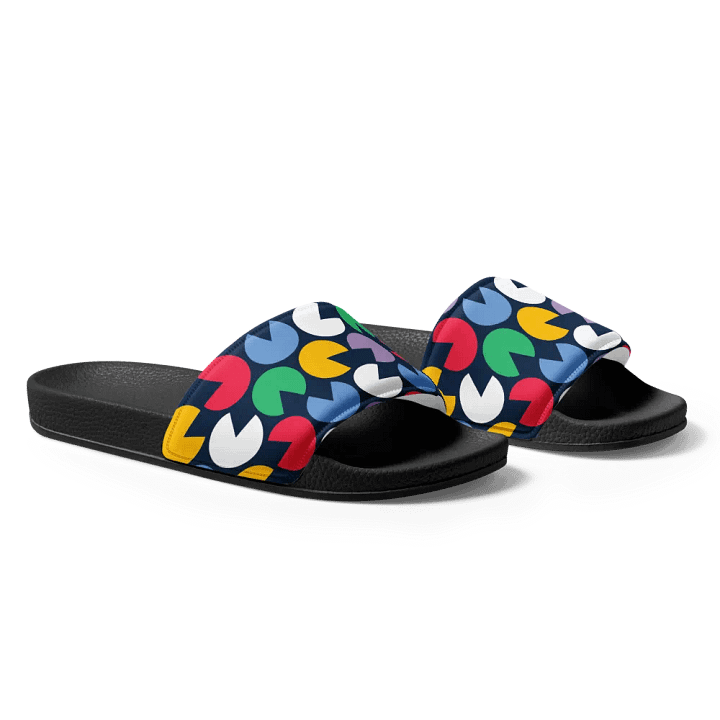 Pac-Man Pattern Men's Slides product image (1)