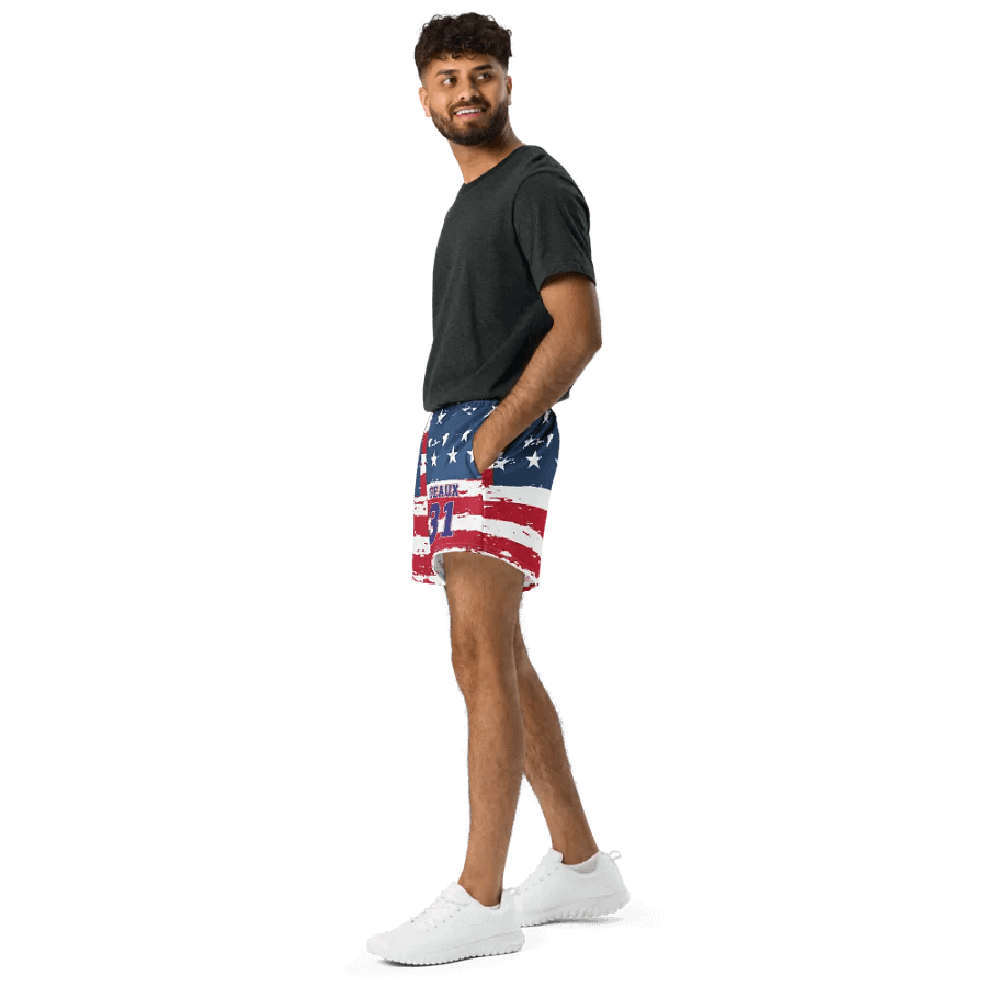 Geaux 31 - Vintage Flag Style Patriots Unisex Shorts product image (10)