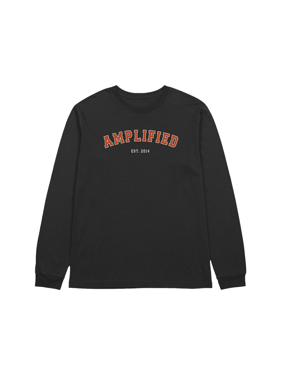 Amp Varsity long-Sleeved Tshirt (Black) product image (1)