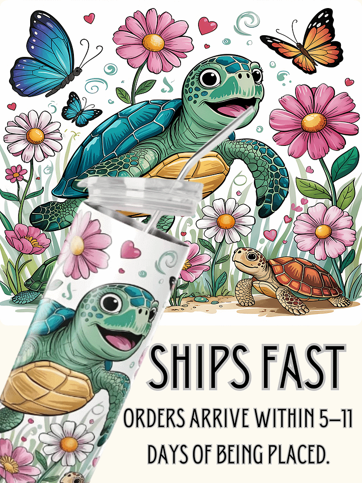 Whimsical Sea Turtle Paradise Tumbler product image (1)