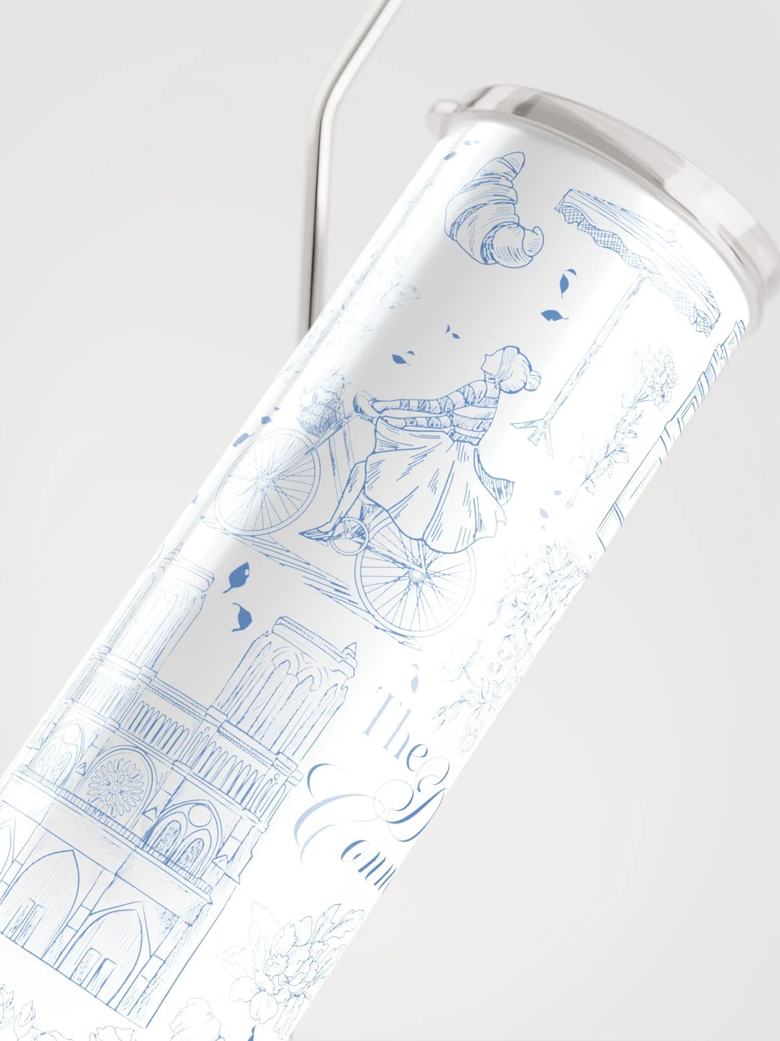 Parisian Toile Tumbler with Straw product image (4)