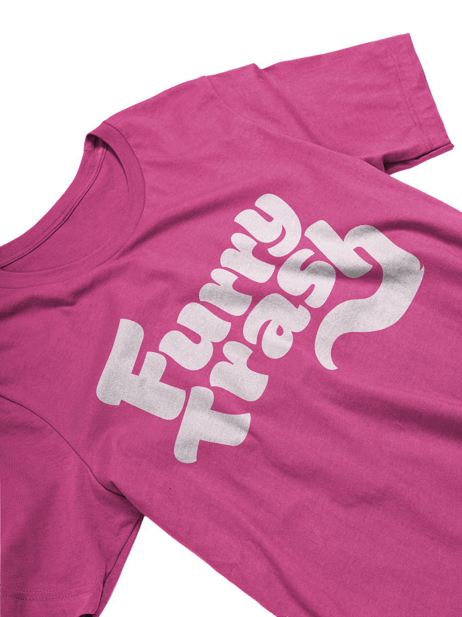 Furry Trash Supersoft Tee - Bubble Logo (White Print) product image (3)