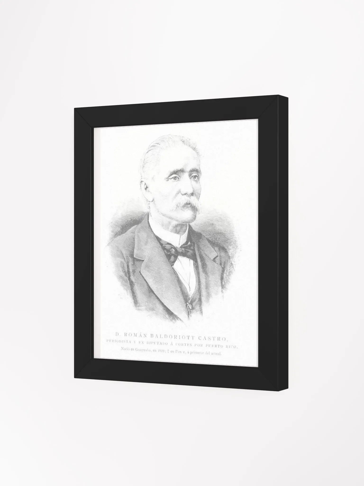 Cuadro - D. Román Baldorioty De Castro: Diputado Provincia de Puerto Rico product image (3)
