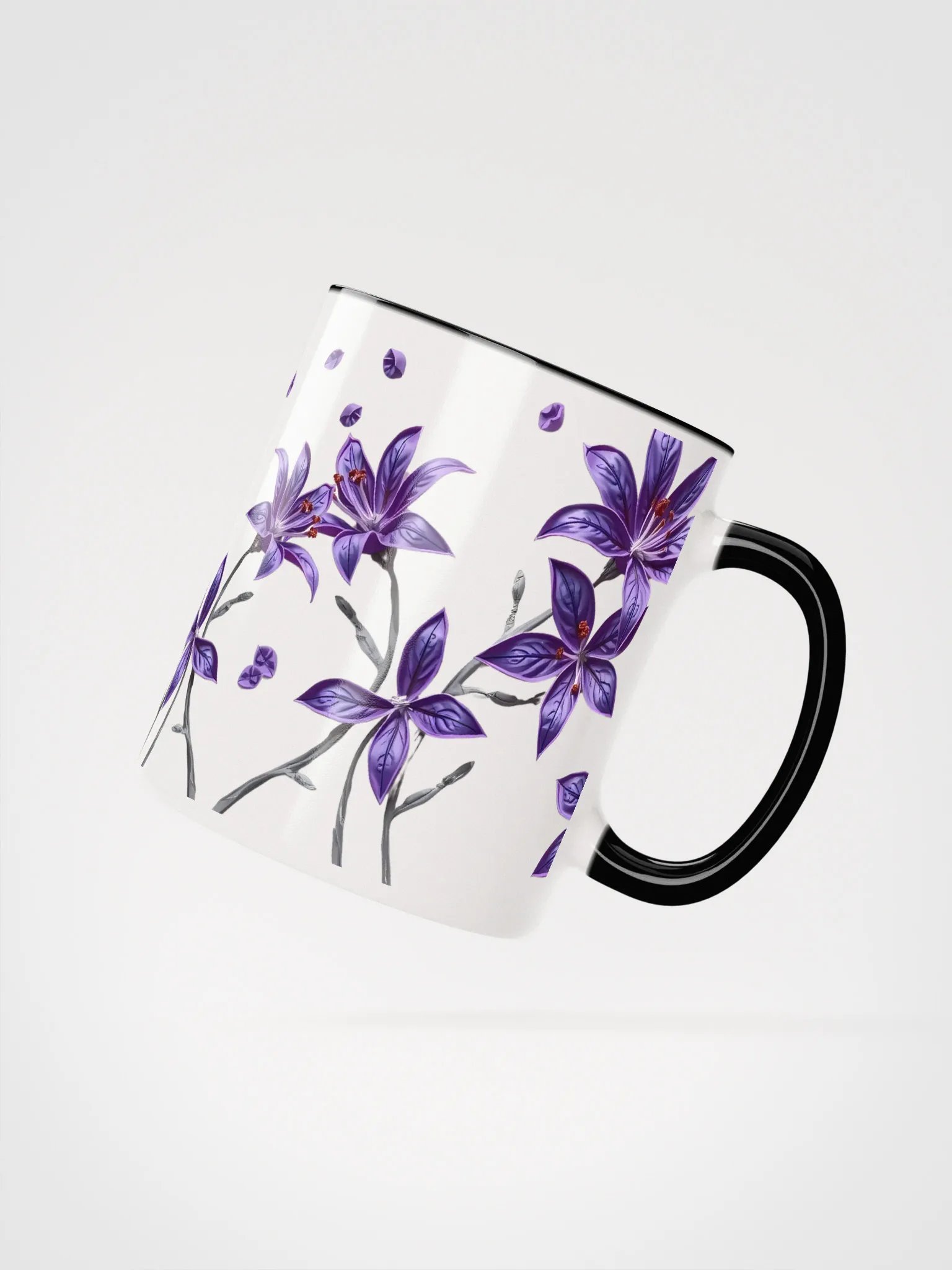Purple Lily Ceramic Mug product image (3)