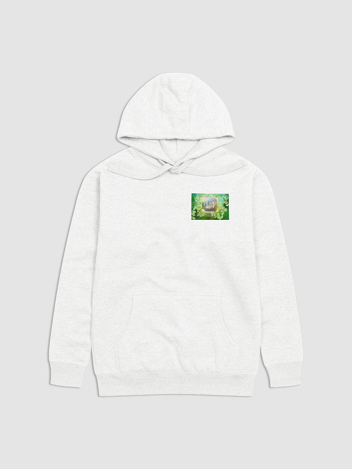 AiG logo - Enhanced Solarpunk Artifact & Luminous Leaves 1:1 Premium Hoodie product image (1)