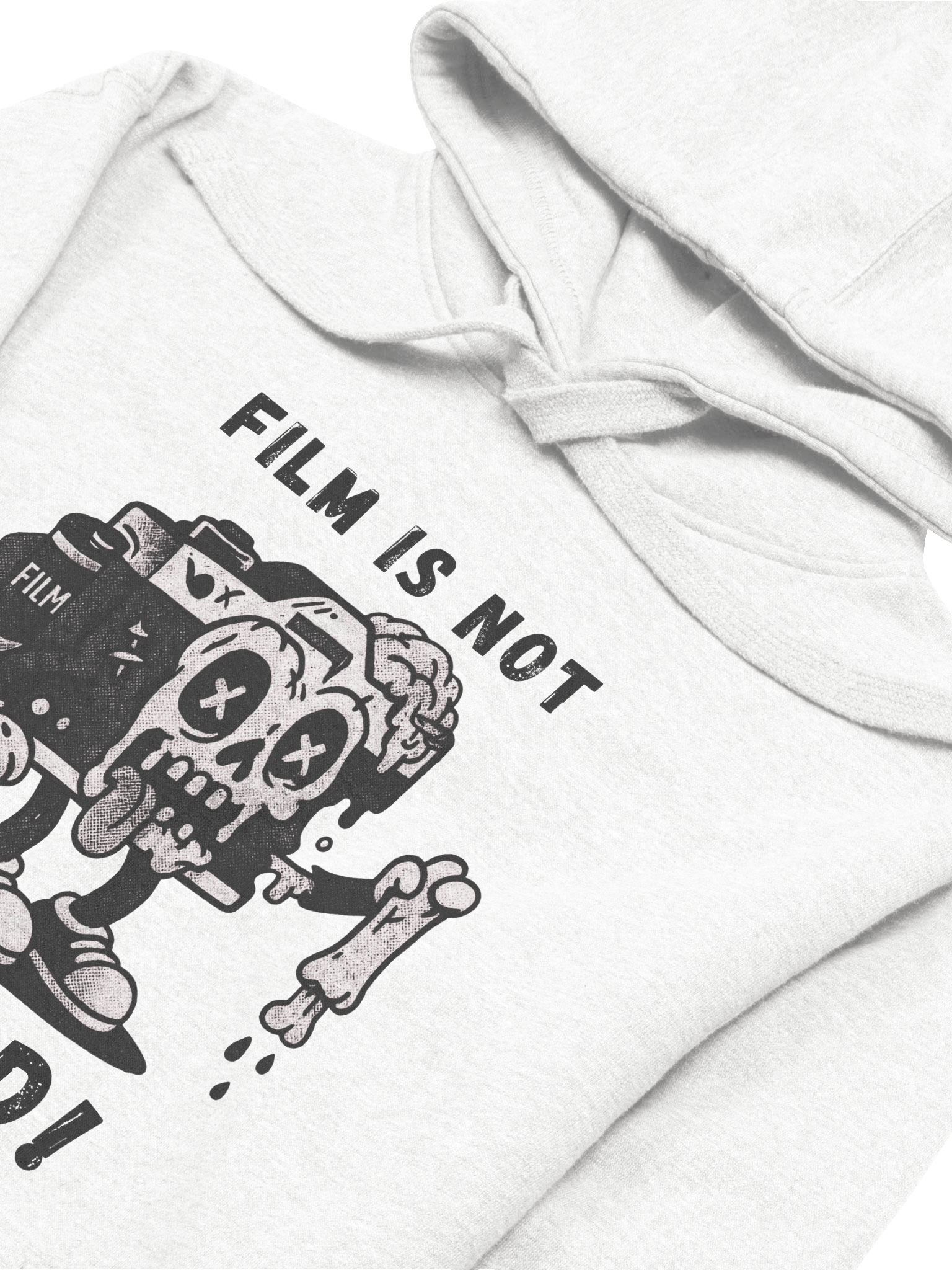 Undead 35mm Vintage Graphic Hoodie (White) product image (3)