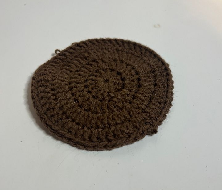 Brown crochet coasters 4 pack product image (2)