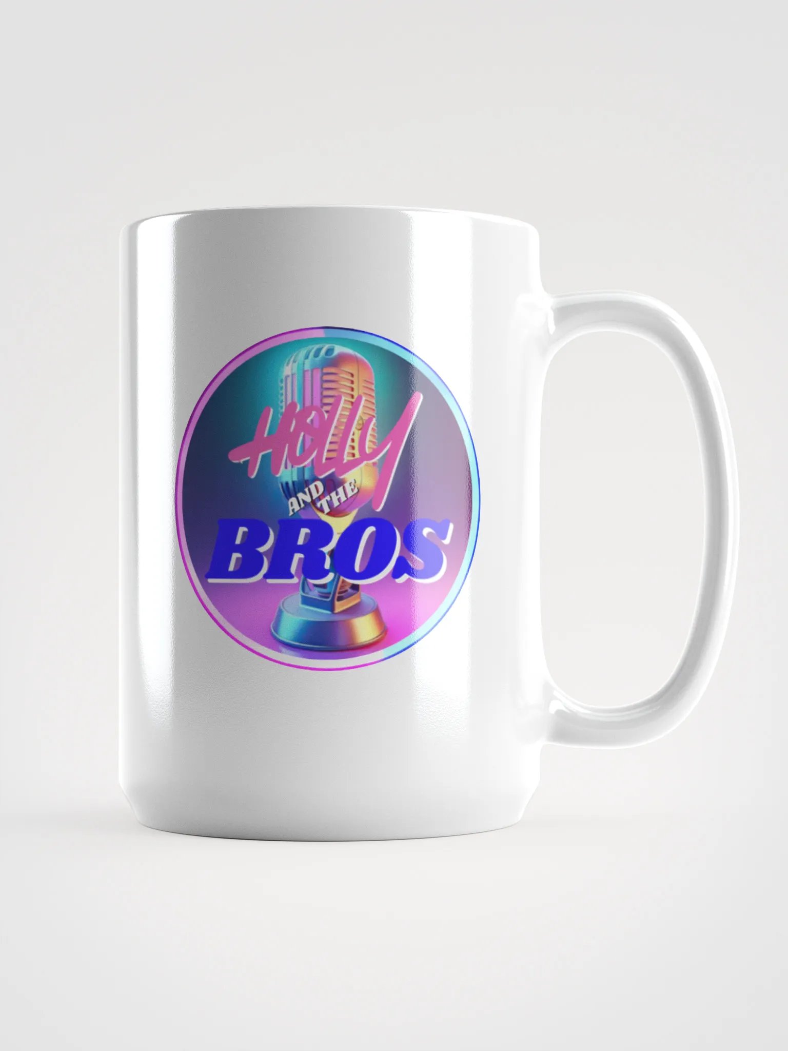 Holly and the BROS - White Glossy Mug product image (1)