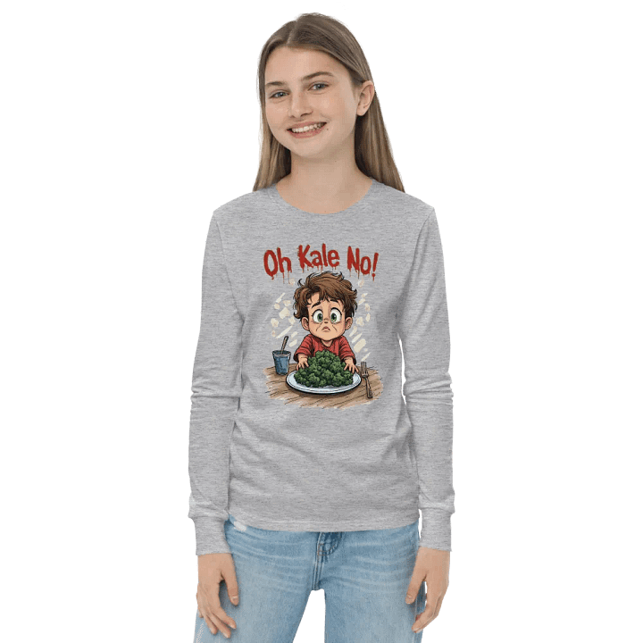 Oh Kale No! Youth Long Sleeve Tee product image (14)