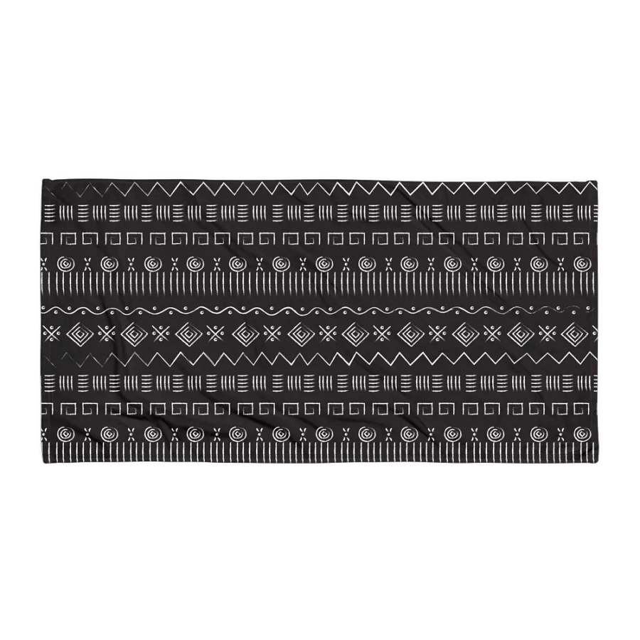 Black African Pattern Towel product image (1)