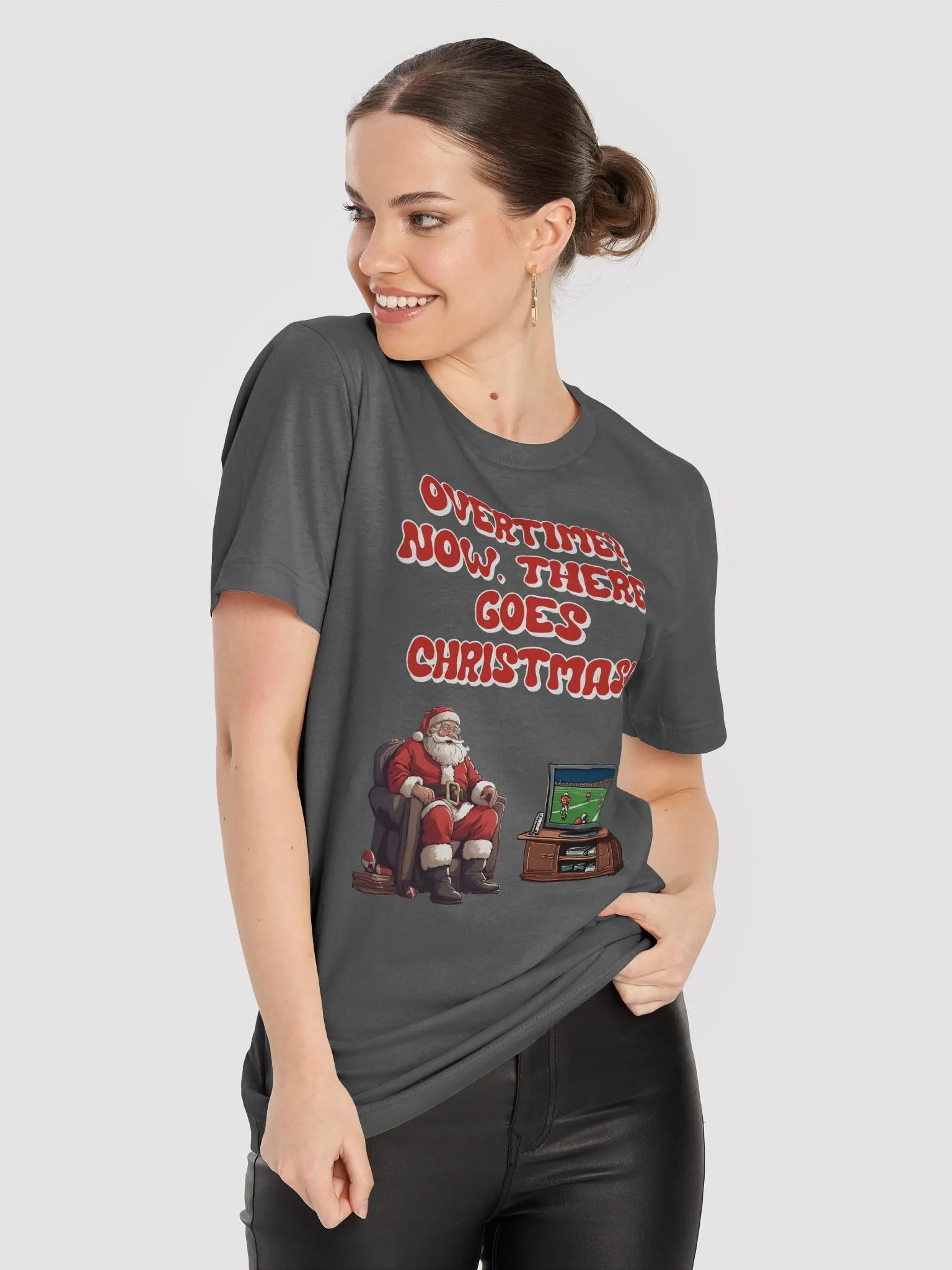 Overtime? Now, There Goes Christmas! - Football T-shirt product image (48)