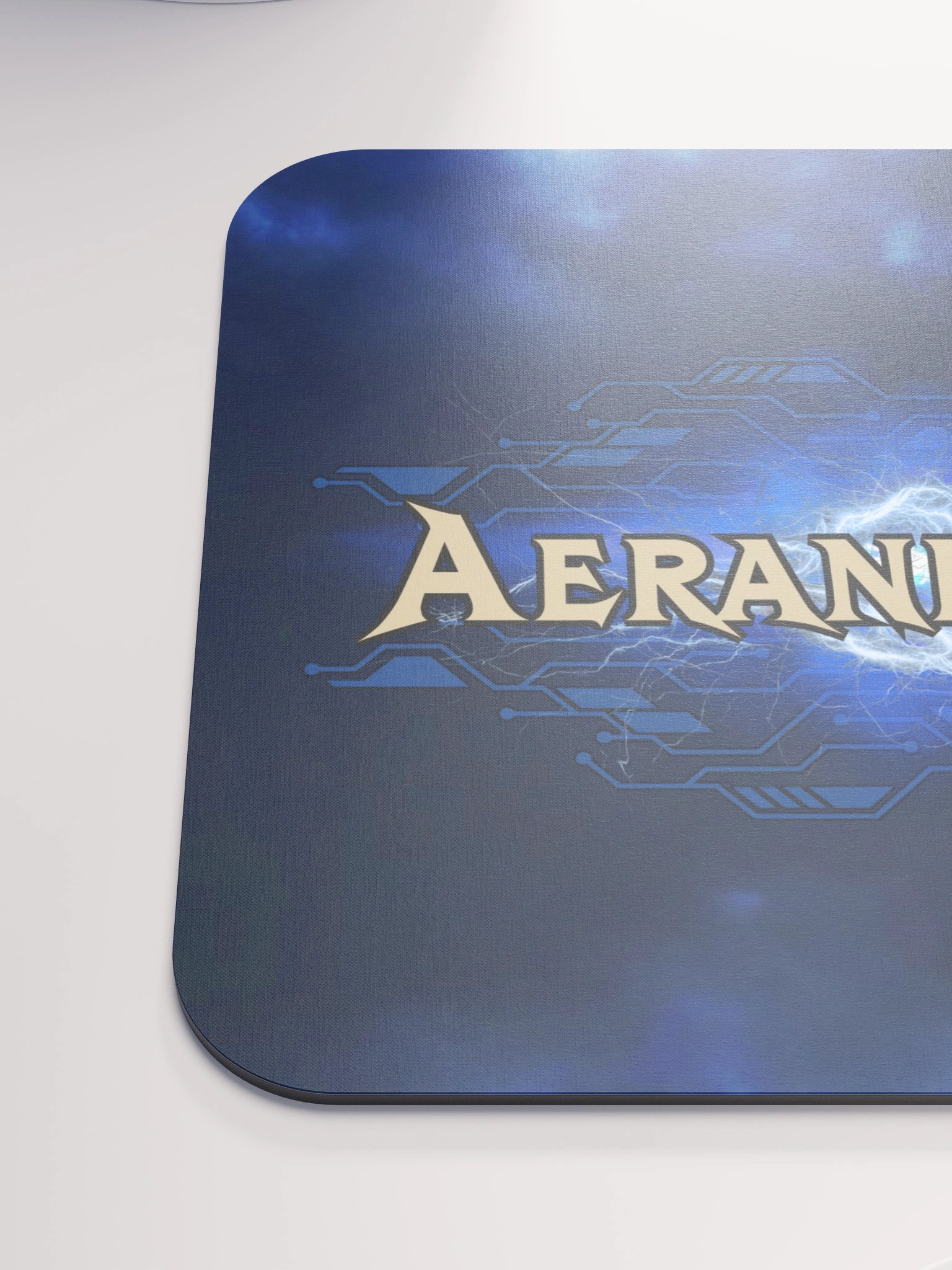 Aerandariel Electric Blue Lightning Mouse Pad product image (6)