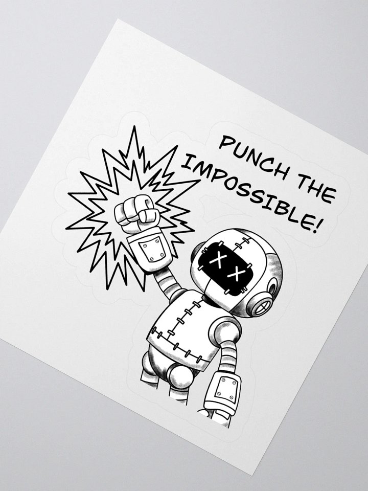 Punch the impossible Kiss Cut Stickers product image (4)